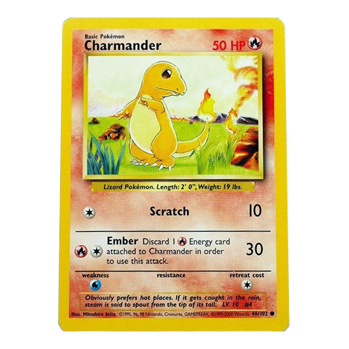 Charmander 46/102 (4th Print) - Trainer Merch